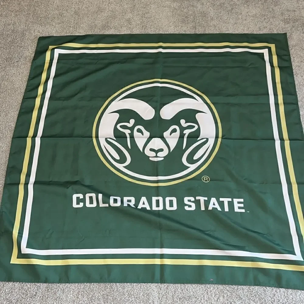 Giant BIG Colorado State Rams Cam the Ram Flag Banner wall tapestry tablecloth